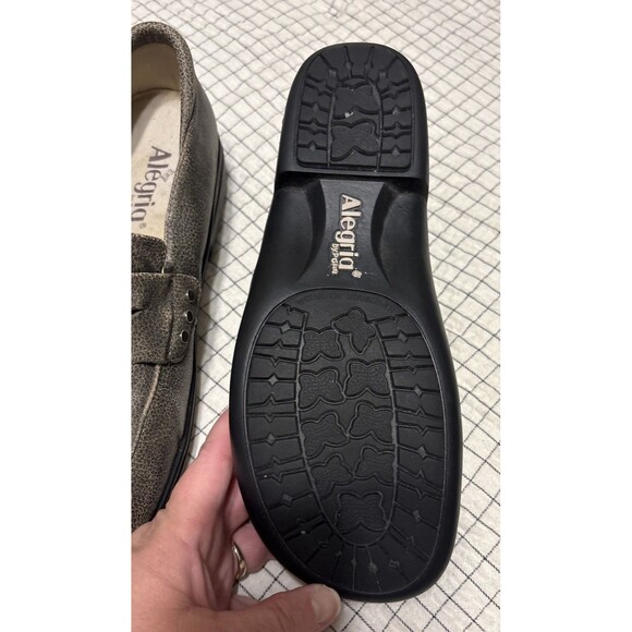 Alegria Women Shoe Taylor Stone Wall Tay-603 Size EUR 39 Brown Loafer Pre Owned - Picture 4 of 11